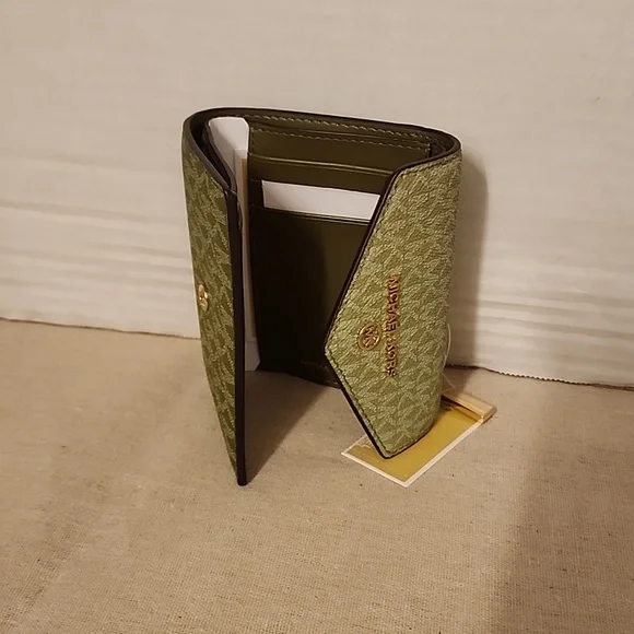 MICHAEL KORS Jet set charm medium envelope trifold bill fold wallet - Picture 4 of 6